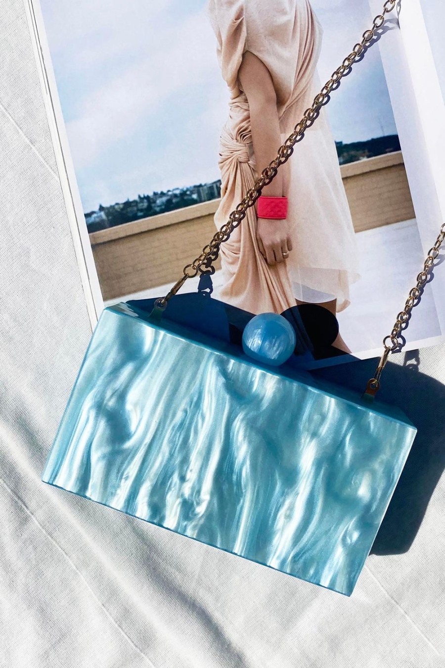 Bags & Wallets | Sage and Paige Sundrenched Clutch Bag - Blue