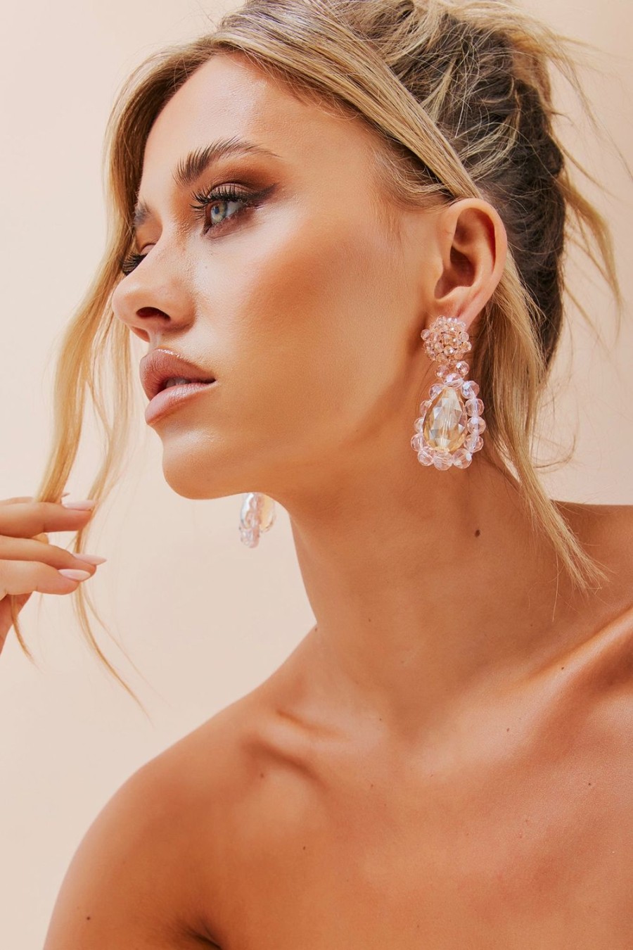 Earrings | Sage and Paige Venecia Earrings - Pink