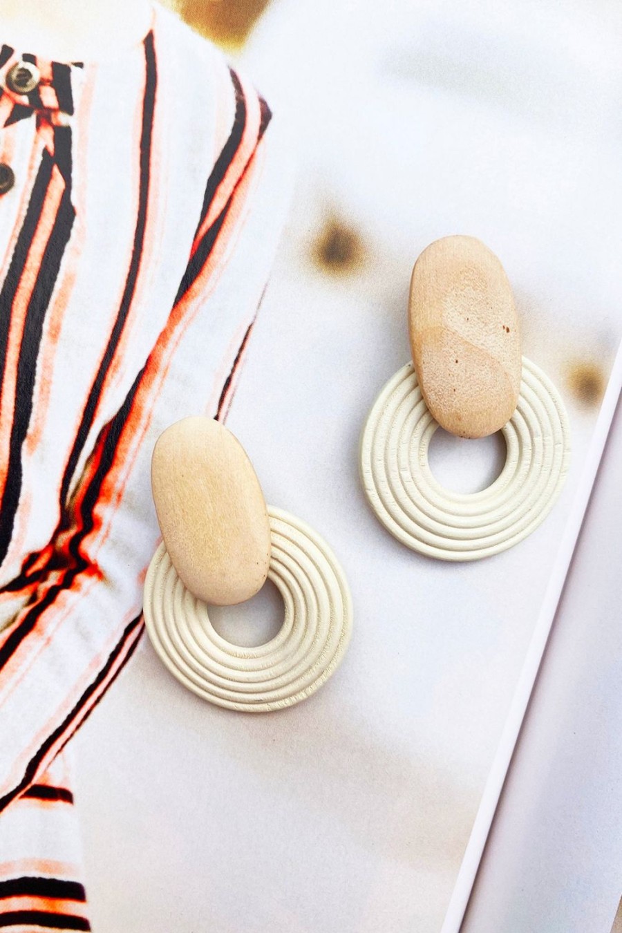 Earrings | Sage and Paige Hera Earrings - Ivory