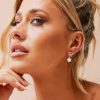 Earrings | Sage and Paige There She Goes Earrings - White Gold