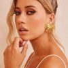 Earrings | Sage and Paige Sparkes Palms Earrings - Gold