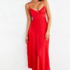 Formal Dresses | Sage and Paige Night In August Midi Dress - Red