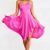 Formal Dresses | Sage and Paige So Fine Midi Dress - Hot Pink