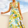 Day Dresses | Sage and Paige Soli Midi Dress - Yellow