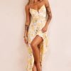 Formal Dresses | Sage and Paige Vintage Summer Midi Dress - Yellow