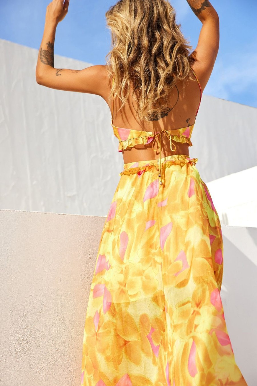 Formal Dresses | Sage and Paige Early Sunset Maxi Dress - Yellow