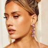 Earrings | Sage and Paige Dare To Dance Earrings - Purple