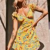 Day Dresses | Sage and Paige Coastline Dreaming Mini Dress - Yellow