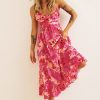 Day Dresses | Sage and Paige So Be It Midi Dress - Pink Multi