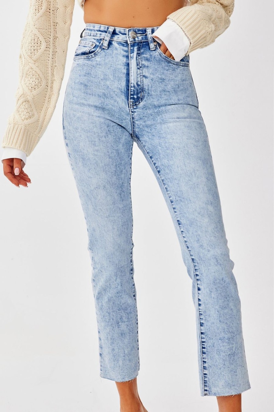 Jeans | Sage and Paige Know Your Worth Jeans - Washed Blue