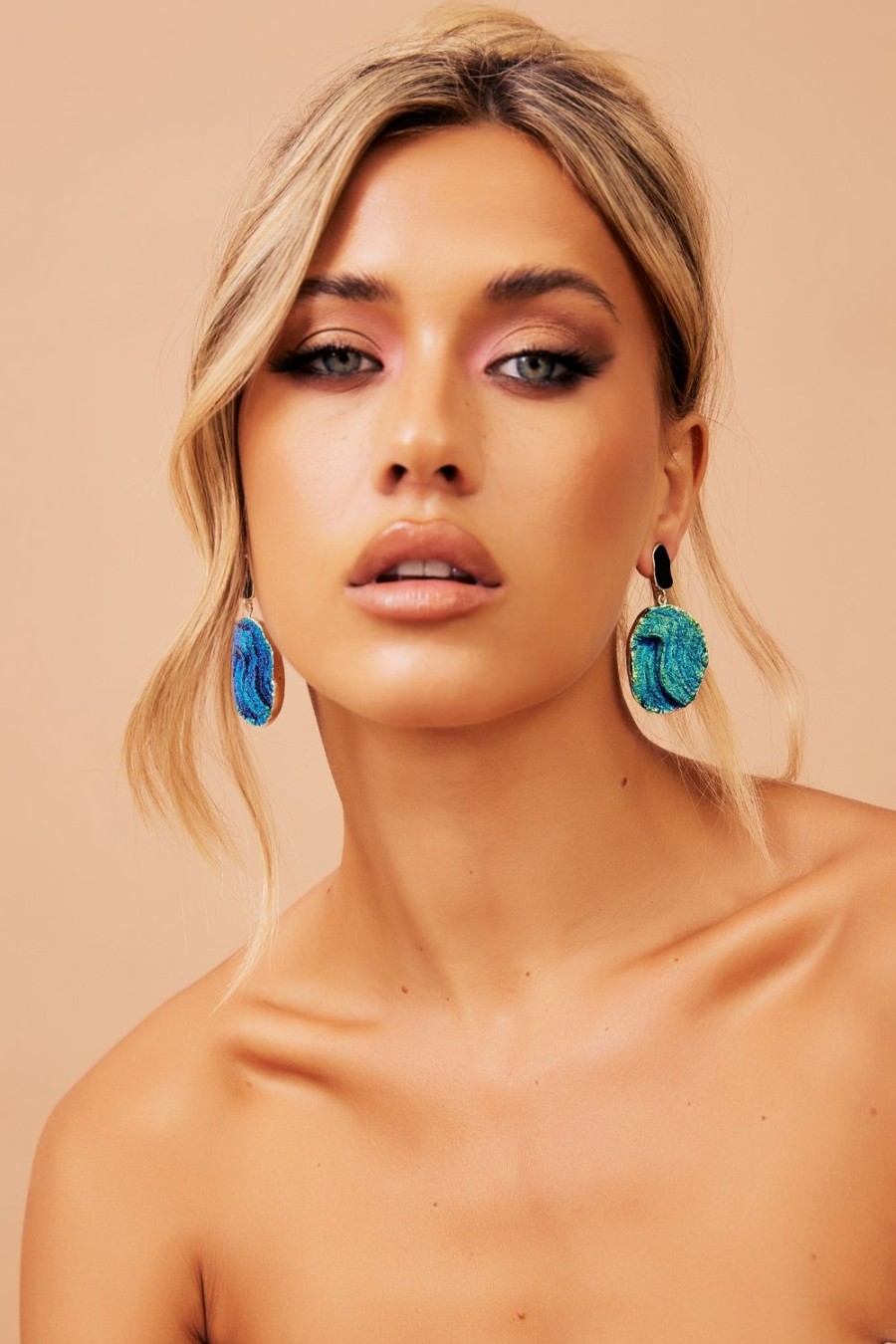 Earrings | Sage and Paige Mermaid Tears Earrings - Blue