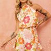 Going Out Dresses | Sage and Paige Romance Mini Dress - Orange Multi