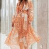 Formal Dresses | Sage and Paige Here & There Maxi Dress - Orange