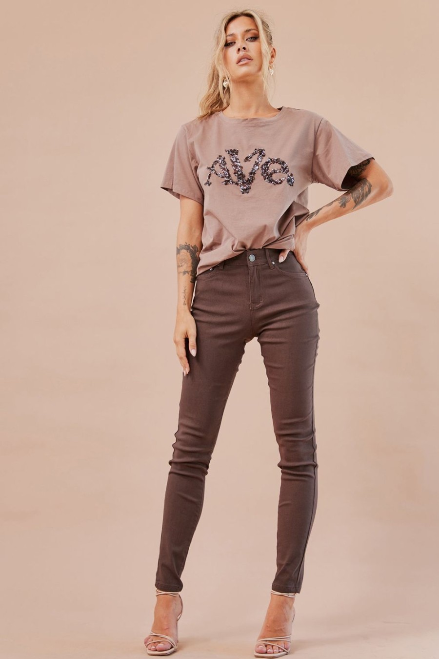 Denim | Sage and Paige Eastern Jeans - Chocolate