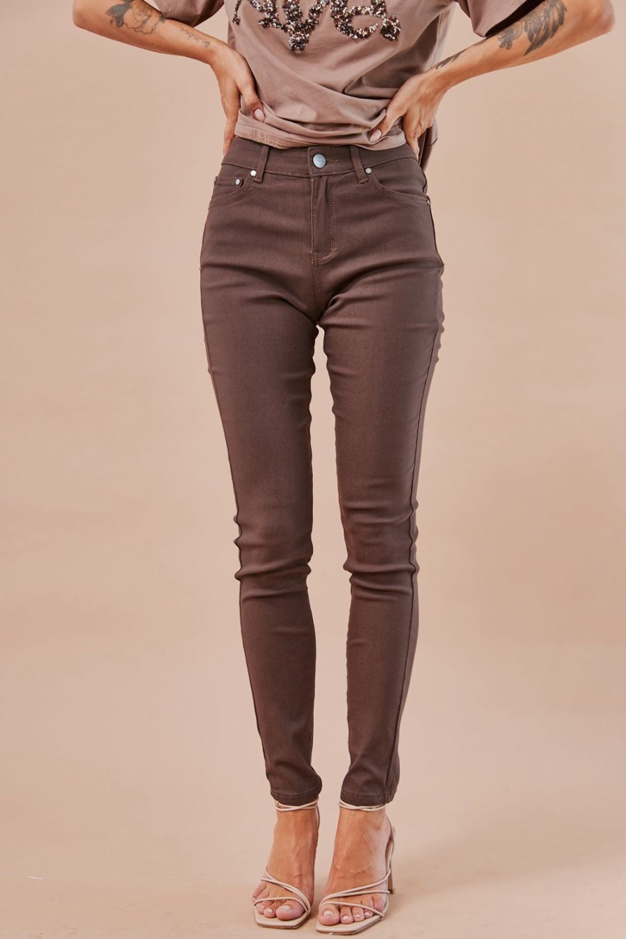 Denim | Sage and Paige Eastern Jeans - Chocolate