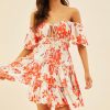 Day Dresses | Sage and Paige Runaway Baby Mini Dress - Orange