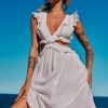 Day Dresses | Sage and Paige Gaining Ground Midi Dress - White