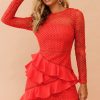 Going Out Dresses | Sage and Paige Dreaming Of April Dress - Red