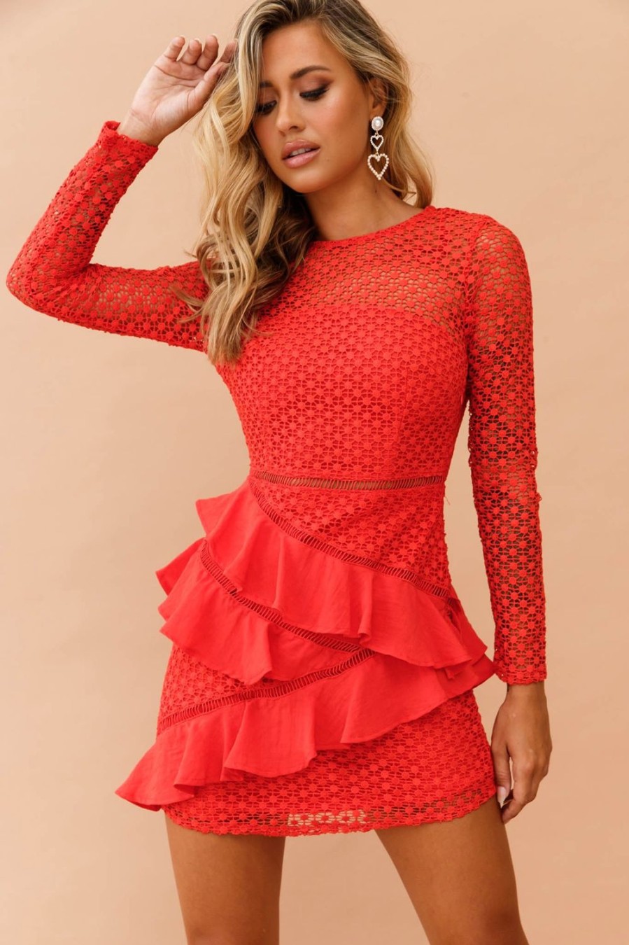 Going Out Dresses | Sage and Paige Dreaming Of April Dress - Red