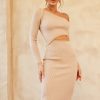 Knit Dresses | Sage and Paige Saltwater Knit Midi Dress - Nude