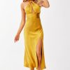 Formal Dresses | Sage and Paige Mercedes Midi Dress - Mustard