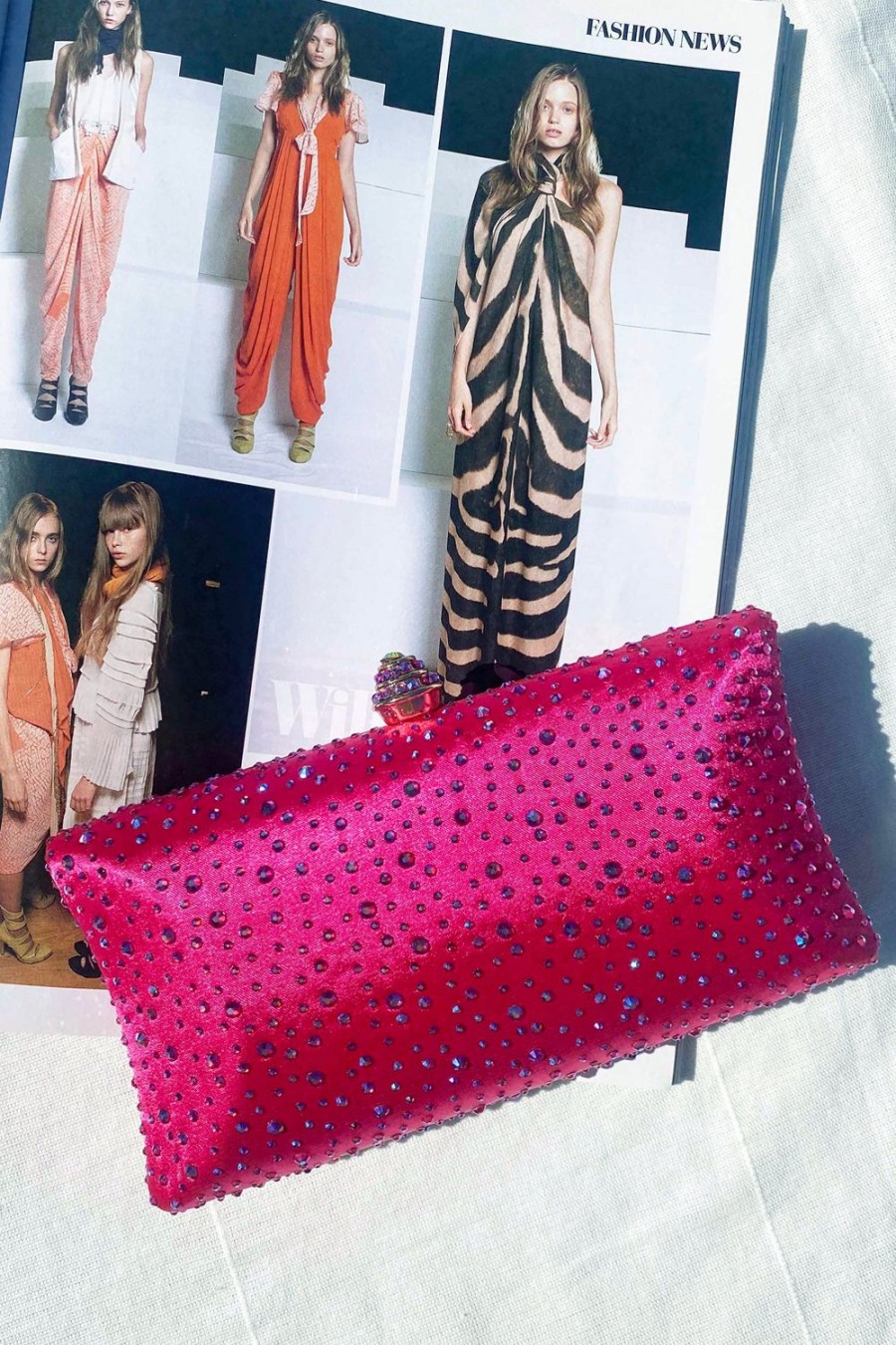 Bags & Wallets | Sage and Paige Let It Be Clutch Bag - Hot Pink