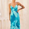 Formal Dresses | Sage and Paige Art Of Love Midi Dress - Aqua