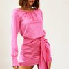 Going Out Dresses | Sage and Paige Holiday Film Mini Dress - Fuchsia