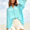 Dressy Tops | Sage and Paige Osiris Blouse - Blue