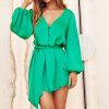 Formal Dresses | Sage and Paige Flossy Mini Dress - Emerald