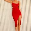 Formal Dresses | Sage and Paige Maris Midi Dress - Red