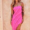 Formal Dresses | Sage and Paige Gold Rush Maxi Dress - Hot Pink