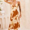 Formal Dresses | Sage and Paige Art Of Love Midi Dress - Tan