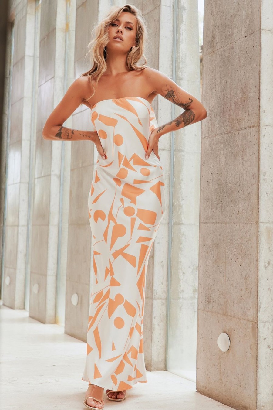 Formal Dresses | Sage and Paige Dawn Maxi Dress - Orange