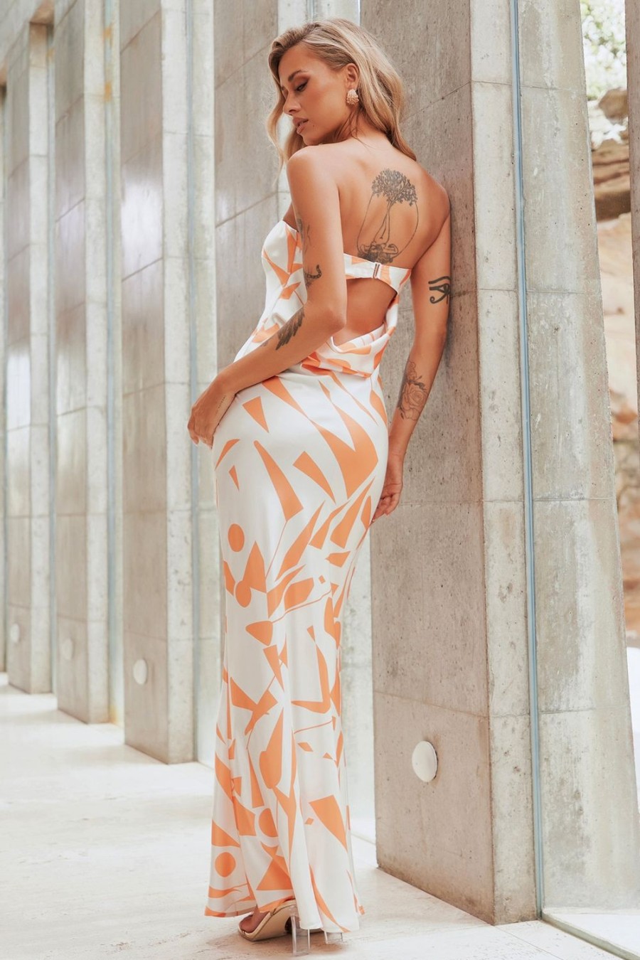 Formal Dresses | Sage and Paige Dawn Maxi Dress - Orange