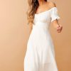 Formal Dresses | Sage and Paige Swing Dancin' Midi Dress - Off White