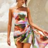 Formal Dresses | Sage and Paige In The Tropics Mini Dress - Orange Multi