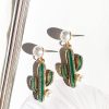 Earrings | Sage and Paige Cactus Club Earrings - Green