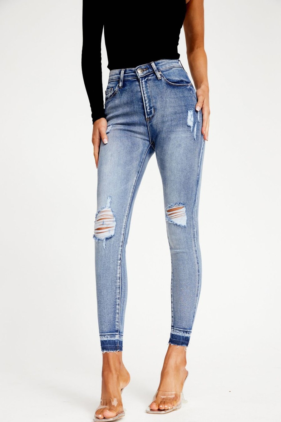 Denim | Sage and Paige Toni Jeans - Washed Blue