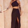 Co-Ords | Sage and Paige Make You Mine Maxi Skirt - Black