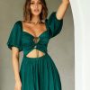 Formal Dresses | Sage and Paige Holding On Mini Dress - Forest Green