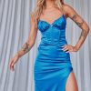 Formal Dresses | Sage and Paige Tripping Midi Dress - Blue