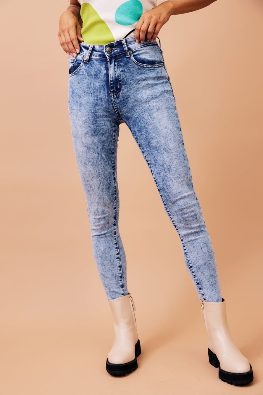 Denim | Sage and Paige Sonia Jeans - Washed Blue