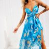 Formal Dresses | Sage and Paige Early Sunset Maxi Dress - Aqua