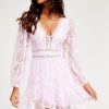 Formal Dresses | Sage and Paige Misha Lace Mini Dress - Pink