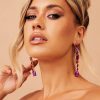 Earrings | Sage and Paige Starlight Earrings - Hot Pink