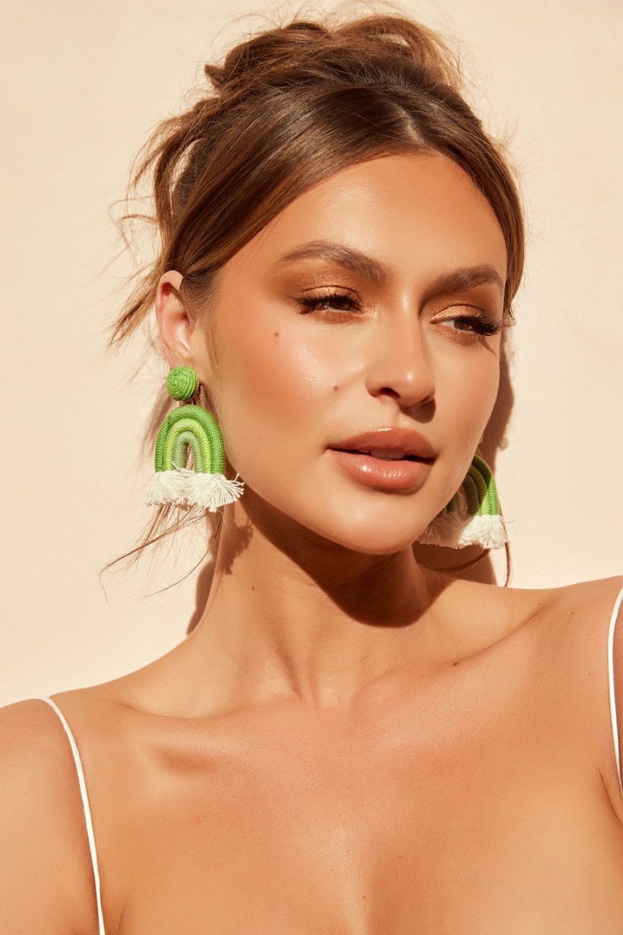 Earrings | Sage and Paige Love Full Oasis Earrings - Green