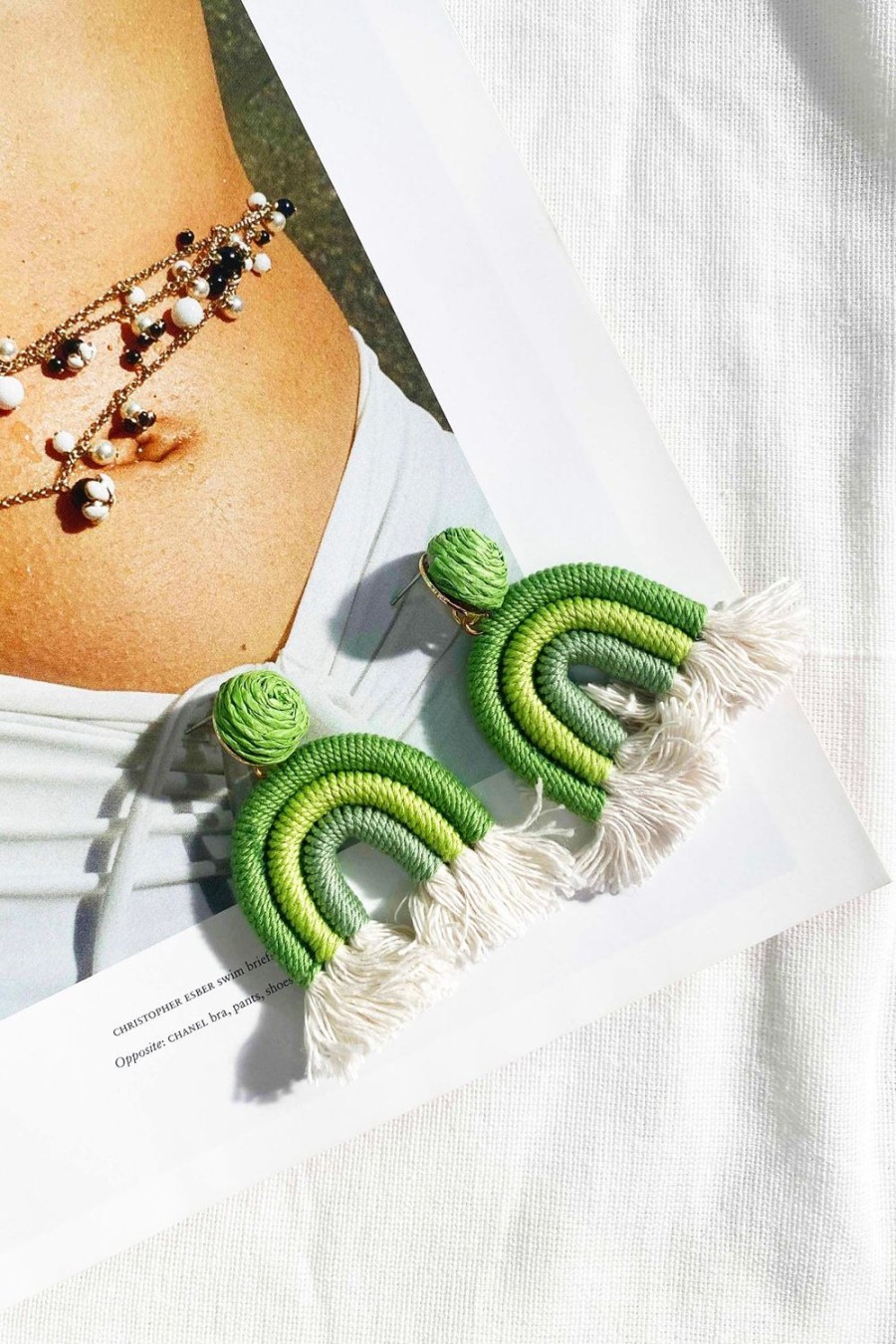 Earrings | Sage and Paige Love Full Oasis Earrings - Green