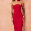 Formal Dresses | Sage and Paige Petite Rosa Midi Dress - Red