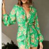 Day Dresses | Sage and Paige Rooftop Sunsets Mini Dress - Green